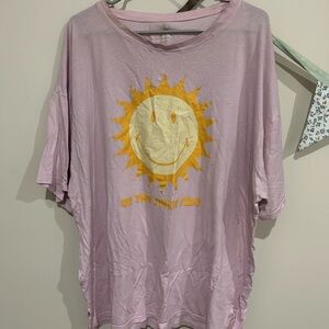 Aerie sunshine oversized sleep tee